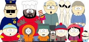 All the gang from Southpark
